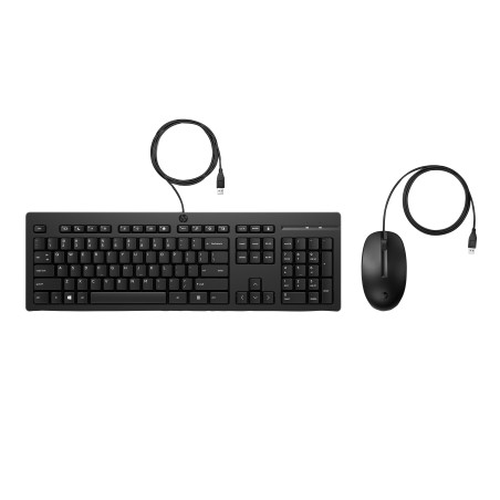 HP 225 Wired Mouse and Keyboard - Reliable Performance and Comfort for Enhanced Productivity | 286J4AA#ABN